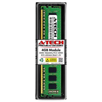 4GB DDR3 PC3-14900 ECC UDIMM Hynix HMT351U7EFR8C-RD Equivalent Server Memory RAM