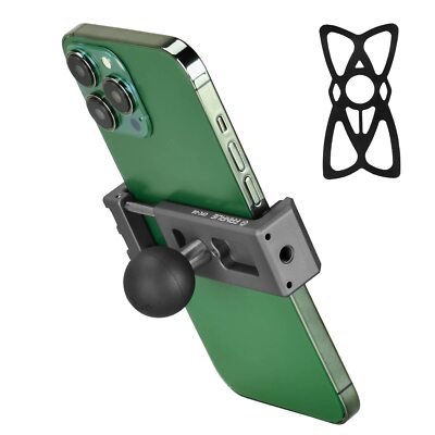 FANAUE Phone Holder with 1'' Ball Adapter For RAM Mount B Size Double Socket Arm
