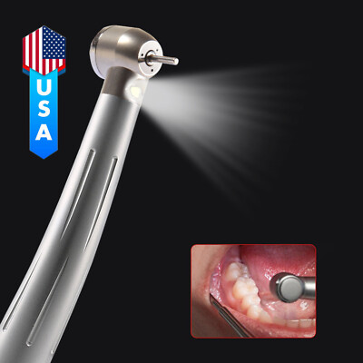 SELF-POWER Dental Fiber Optic LED E-generator High Speed Handpiece Turbine 2H B2