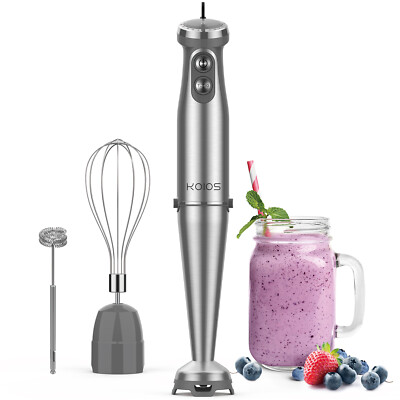 1000W 3 in1 12 Speeds Hand Blender Immersion Multi-Purpose Stick Heavy Duty Sets