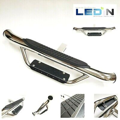 For 2'' Receiver Truck Heavy Duty Steel Tow Hitch Step Bar Guard Drop Step Chrome