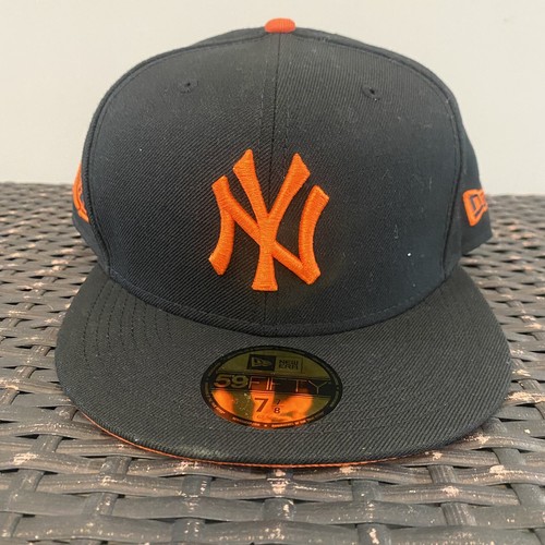 Mondaysuck NY logo cap khaki × orange Mondaysuck NYC Hat