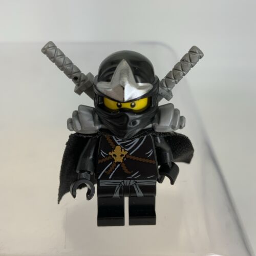 LEGO Ninjago Cole ZX w Armor Black Ninja Minifigure 9444 LEGO Ninjago Cole ZX w Armor Black Ninja Minifigure 9444