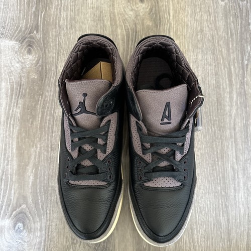 Pre-owned Jordan Size 13.5 - A Ma Maniére X Air  3 Retro Black Violet Ore W