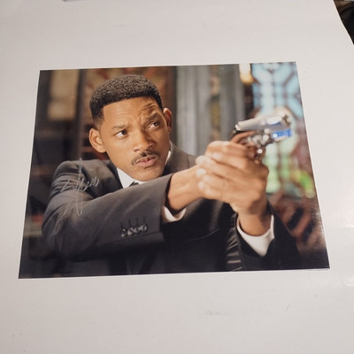 WILL SMITH SIGNED MEN IN BLACK PHOTO COA 11 X 14 # 2 MIB JSA AZ 88744