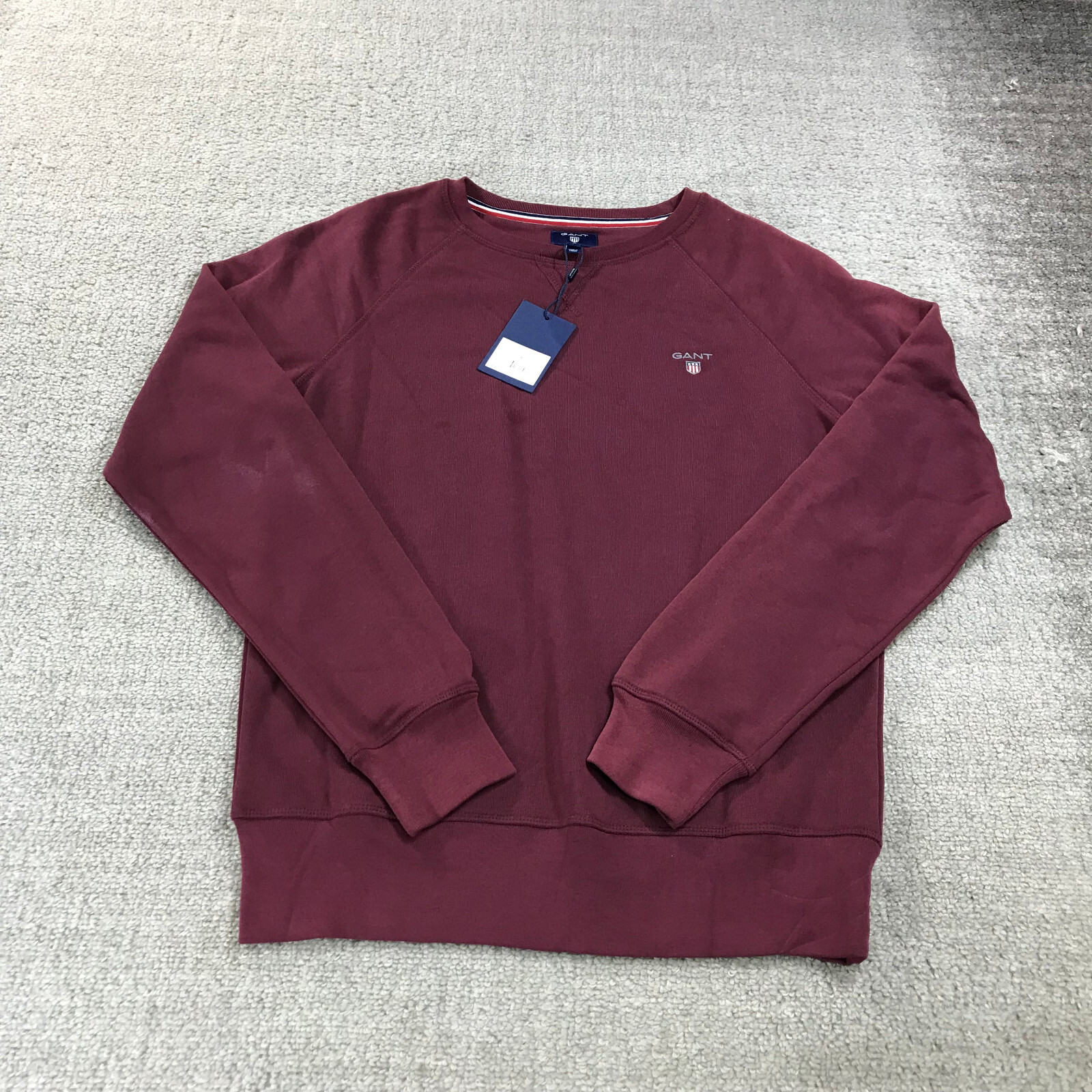 その他 D Vintage Gant Sweater Mens Medium Pullover Purple Sweatshirt