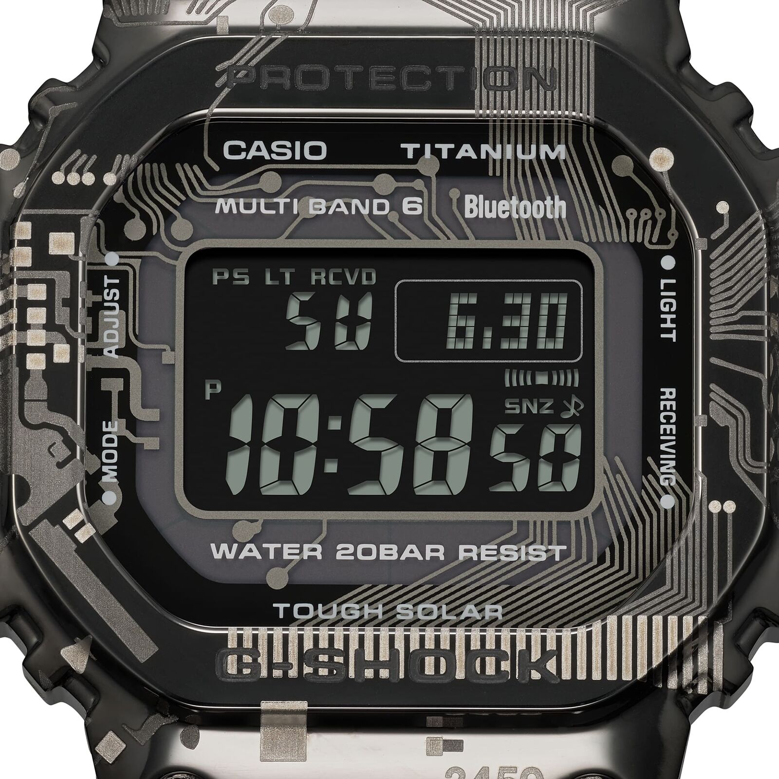 Pre-owned Casio G-shock Men's Black Dial Watch Gmw-b5000tcc-1jr