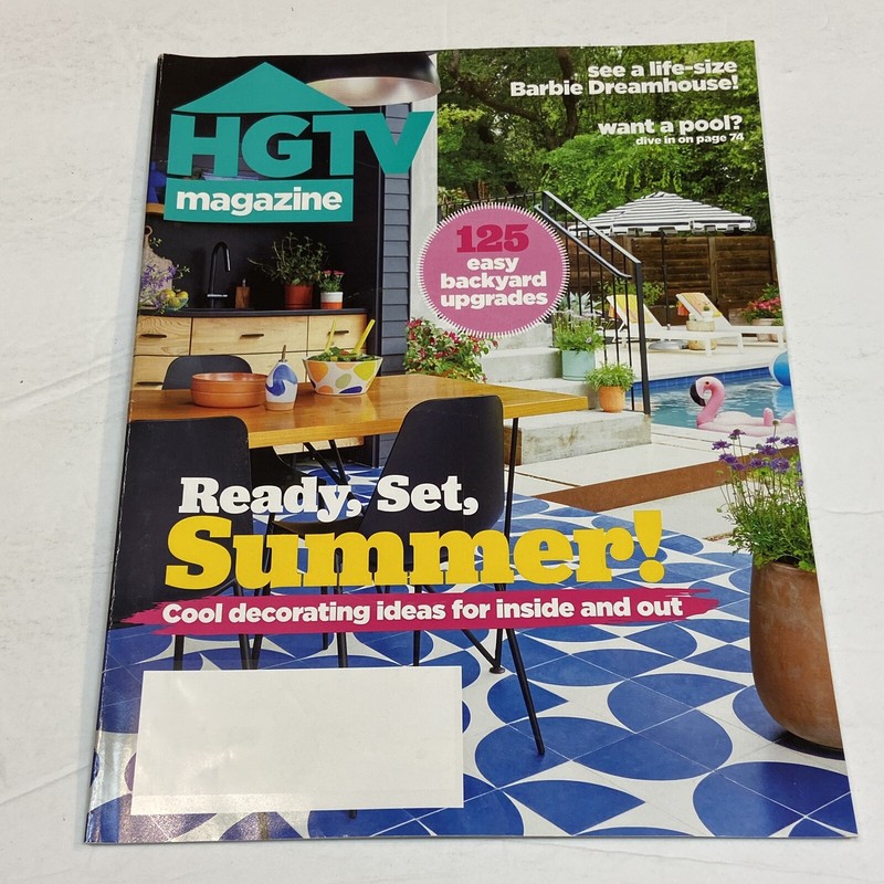 HGTV Magazine July Aug 2023 Ready Set Summer Backyard Upgrades