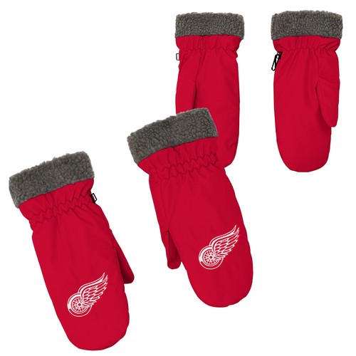 Зимние варежки Outerstuff NHL Youth Boys Detroit Red Wings, один размер