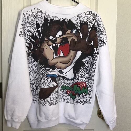 Space Jam Tasmanian Devil Sweatshirt Size XL Looney Tunes Taz 1996 Vintage USA | eBay Space Jam Tasmanian Devil Sweatshirt Size XL Looney Tunes Taz 1996 Vintage USA | eBay