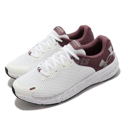 

Женские кроссовки Under Armour Charged Pursuit 2 BL White Purple 3025244-101, Белый, Charged Pursuit 2 Bl