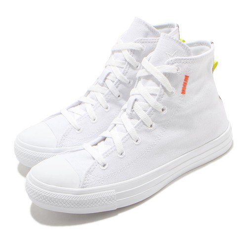 

Converse Chuck Taylor All Star Hi Renew White Lemon Venom Мужские унисекс 168594C, Белый, Chuck Taylor All Star Hi