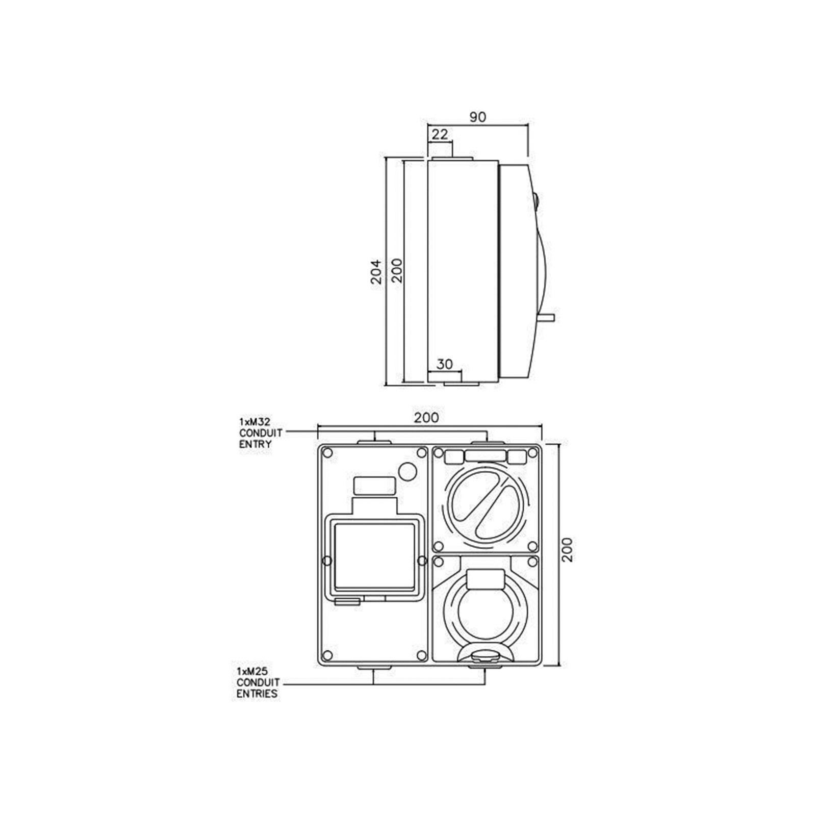 RCD Power Point 10 AMP TWIN 3 Pin  Socket Outlet w/ 2X Weatherproof 3 Pin Plug