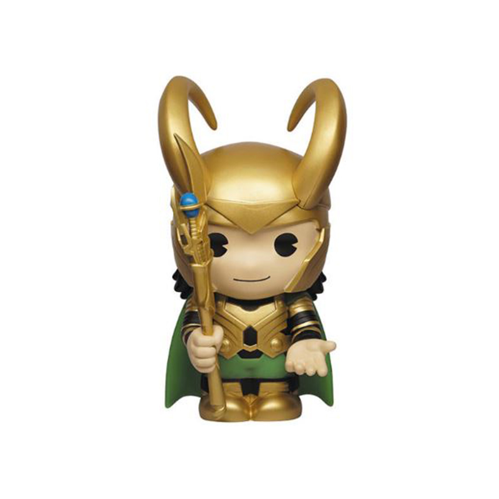 9-дюймовая банка из ПВХ С монограммой Marvel Loki НОВАЯ В НАЛИЧИИ