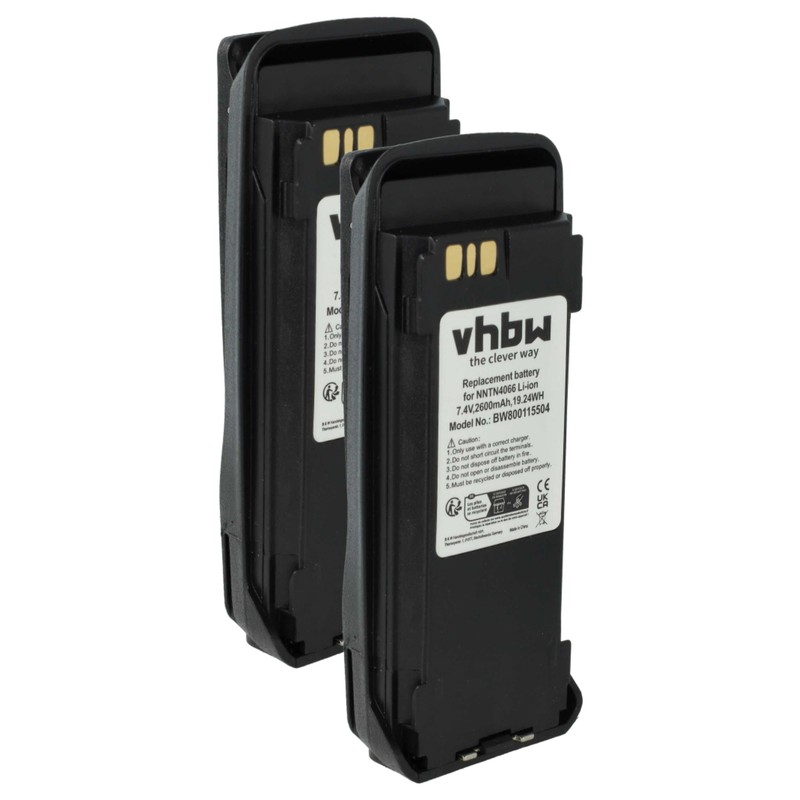 2x Batterie Pour Motorola Mototrbo Dp3600 Dr3000 Dp3601 Xir 8200 Xir 8260 Dp3401