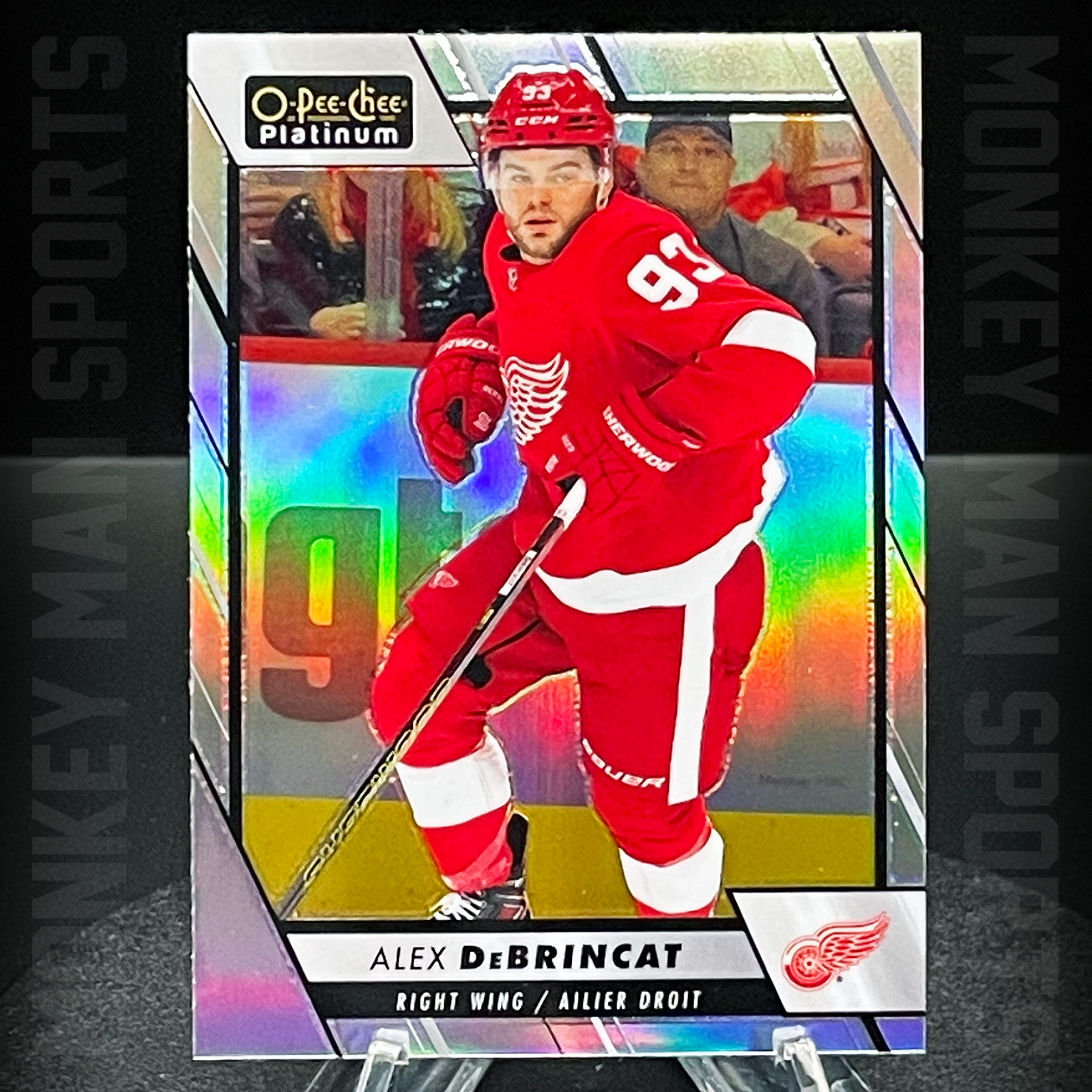 2023-24 OPC Platinum - Alex DeBrincat - #190 RAINBOW RED WINGS MINT