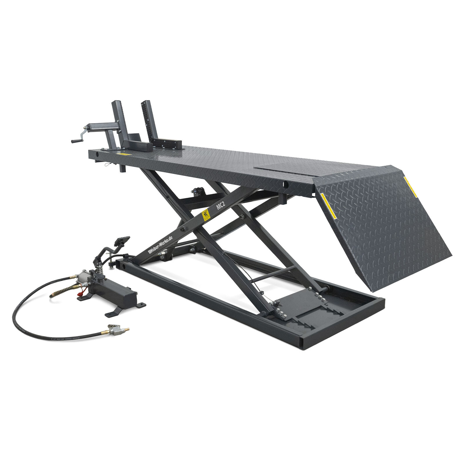 Weber Motorradhebebühne MC2 Profi Motorrad Hebebühne Quad Bühne 680 kg