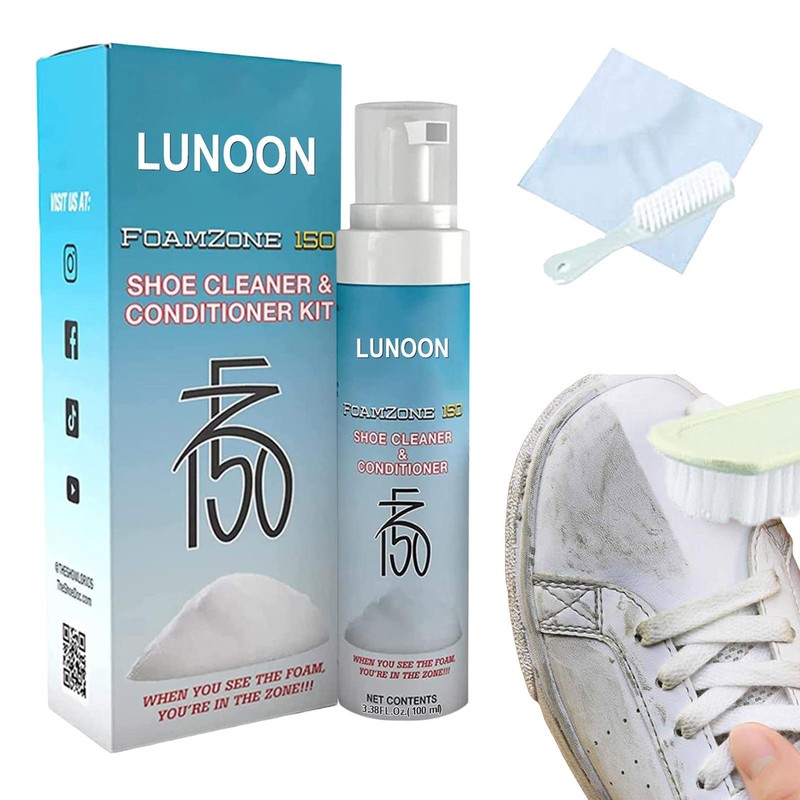 Shoe Brightening Cleaner Suitable for Sneaker Tennis Leather White Shoes
