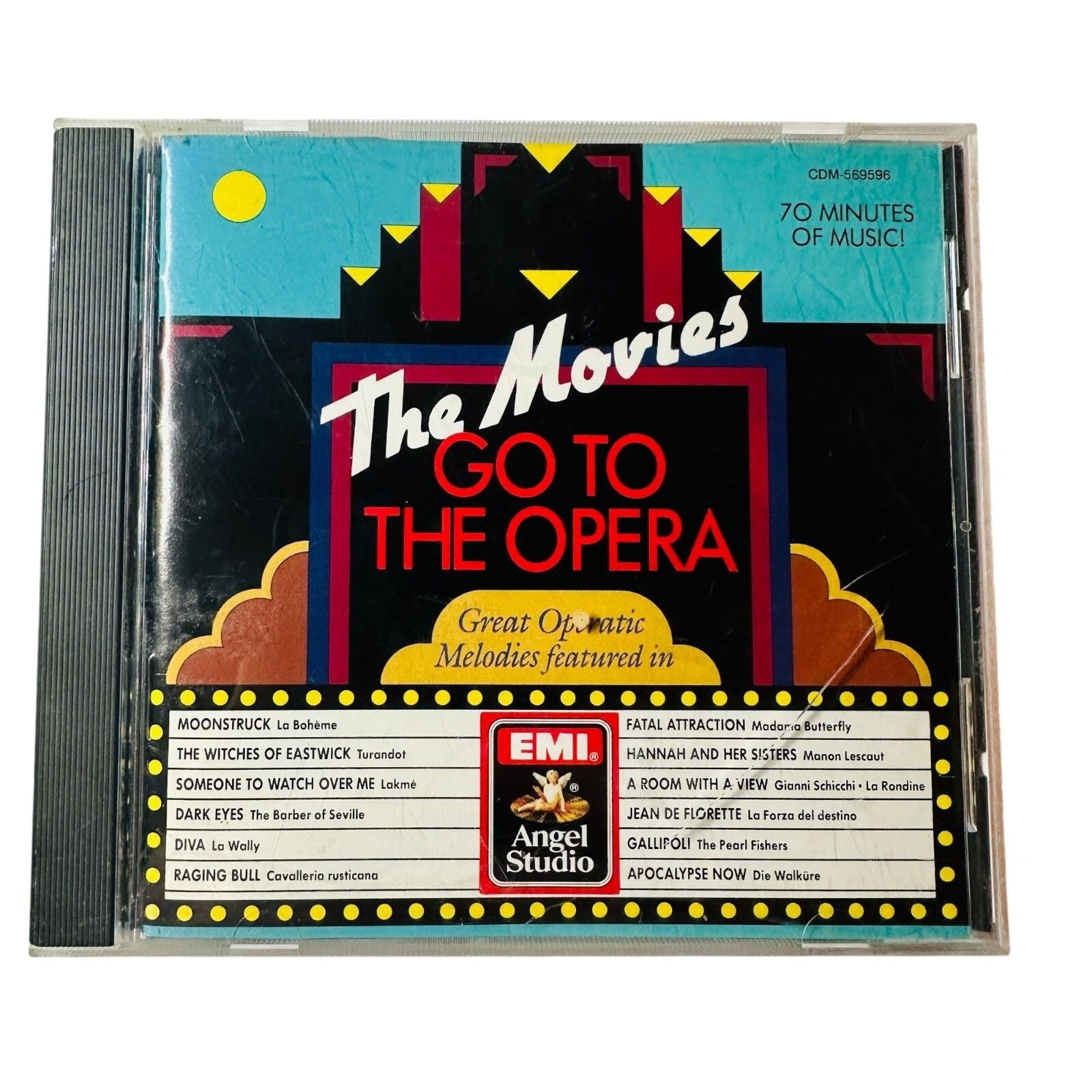 The Movies Go To The Opera EMI Angel Studio CD 70 Minutes Of Music