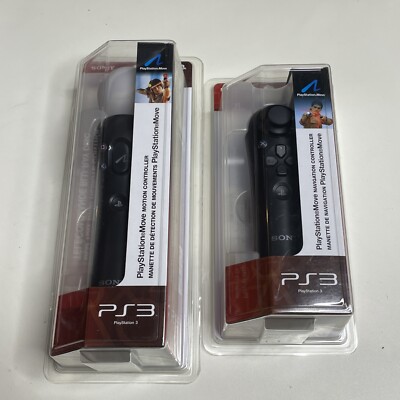 Sony PlayStation 3 Move & Navigation Controller PS3 Lot BRAND NEW FACTORY SEALED