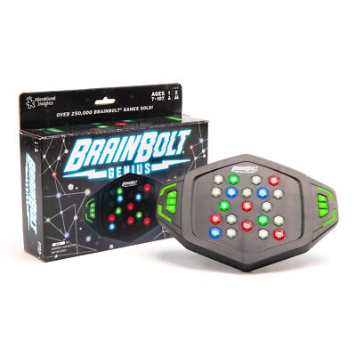 BrainBolt Genius Memory Game Light Up Electronic Game Ages 7 to 107