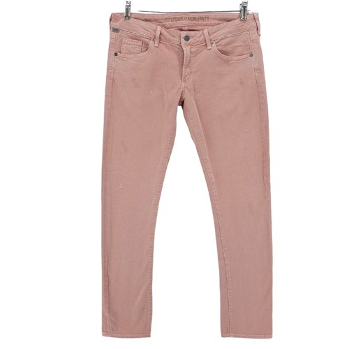 Citizens Of Humanity COH Pink Distressed Low Rise Jeans Size 26