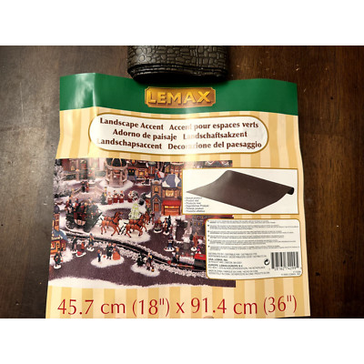 Lemax stone landscape accent mat brown NIP
