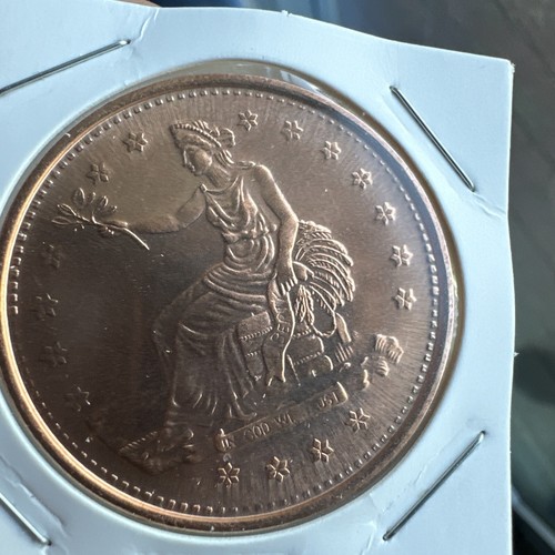 Qanon銀貨　typeB 1オンス　1枚 2012 In God We Trust One AVDP Ounce Copper .999 Fine Coin | eBay