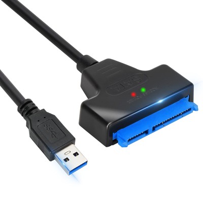 VCOM SATA to USB Adapter Cable for 2.5 inch SSD and HDD, USB 3.0 to SATA III ...