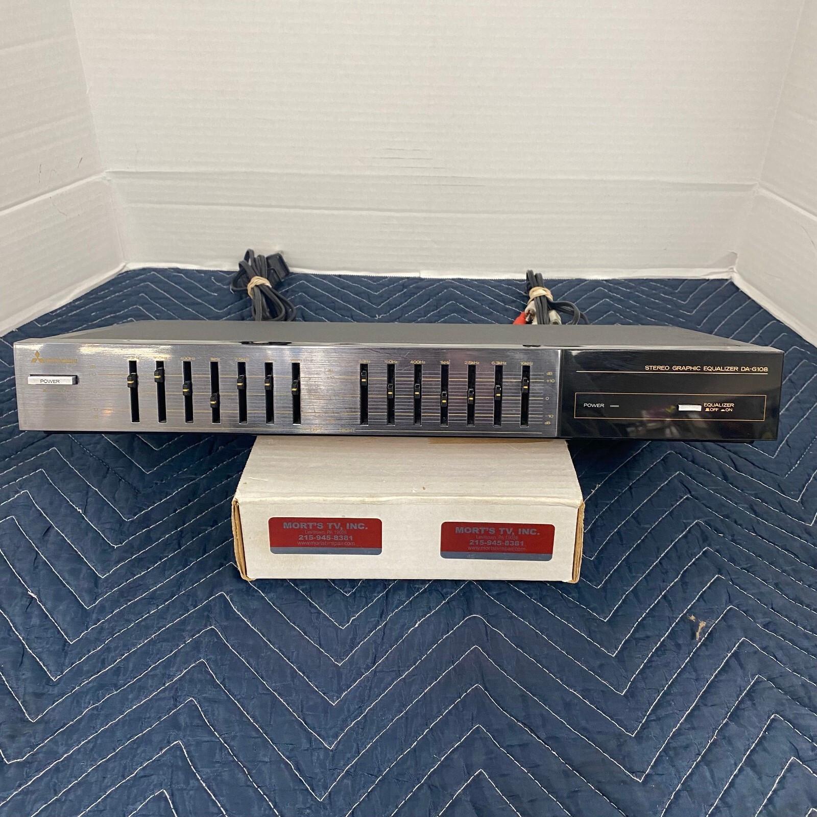 MITSUBISHI DA-G108 7-BAND STEREO GRAPHIC EQUALIZER