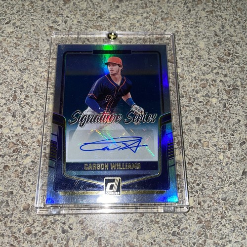 Carson Williams topps auto /150シリ DEBUT 2023 Topps Pro Debut Carson Williams Blue Foil /150 Auto PSA