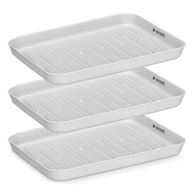 Set of 3 Shoe Drip Trays - Multi-Purpose Boot Tray for Rain Boots Winter Boot...