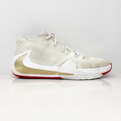 Белые кроссовки для бега Nike Boys Zoom Freak 1 BQ5633-100, размер 7 лет