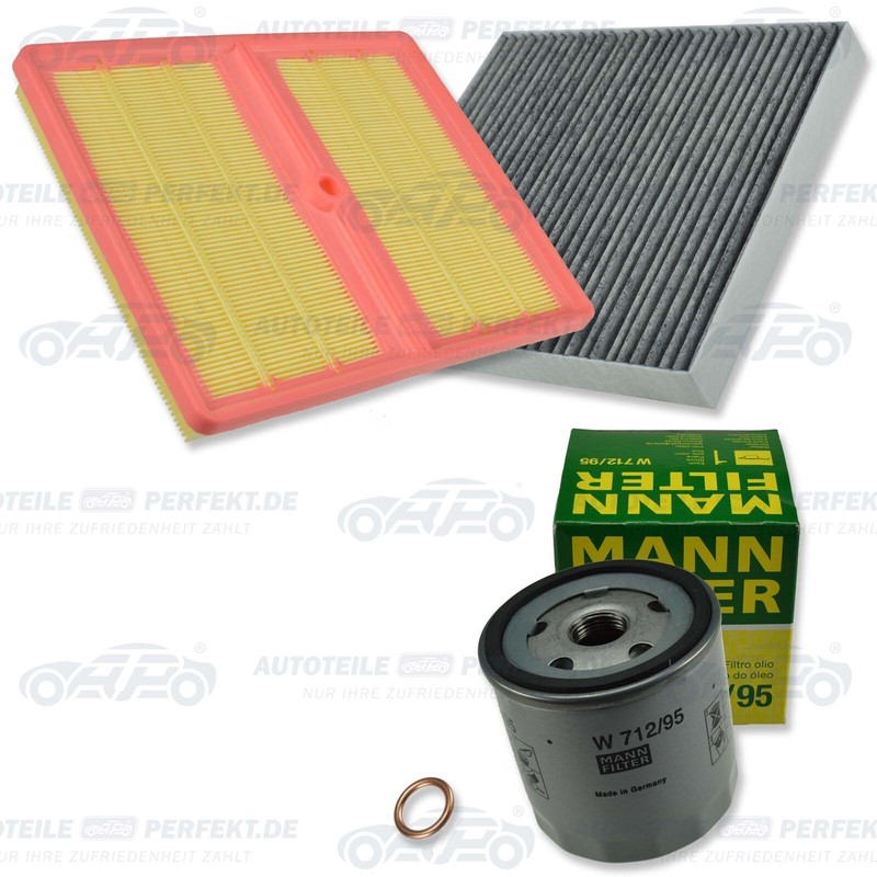 Inspektionskit Filter Satz Paket Xs (Ak) Vw Golf 7 Touran T-Roc  1,0 Tsi 116ps