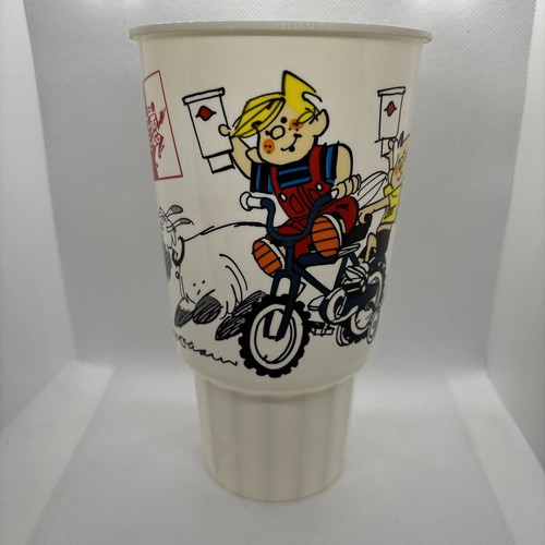Vintage 1996 Dairy Queen Dennis The Menace Cup Plastic Mug 90s | eBay