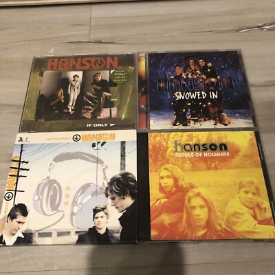 Hanson 4 CD LOT If Only UK   Import Snowed In Underneath Middle Of Nowhere
