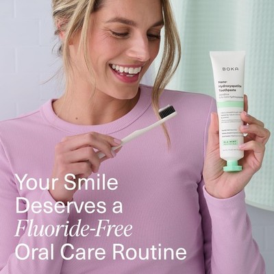 Boka Nano Hydroxyapatite Toothpaste Ela Mint 4oz