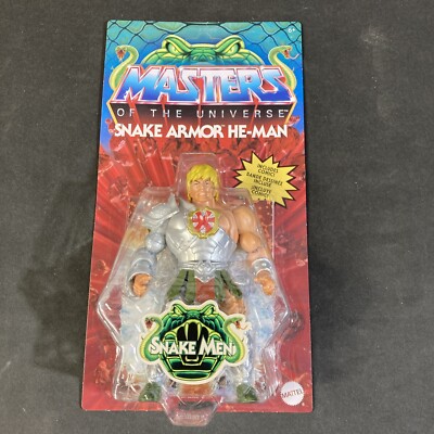 SNAKE ARMOR HE-MAN MASTERS OF THE UNIVERSE MOTU ORIGINS NEW MATTEL UNPUNCHED