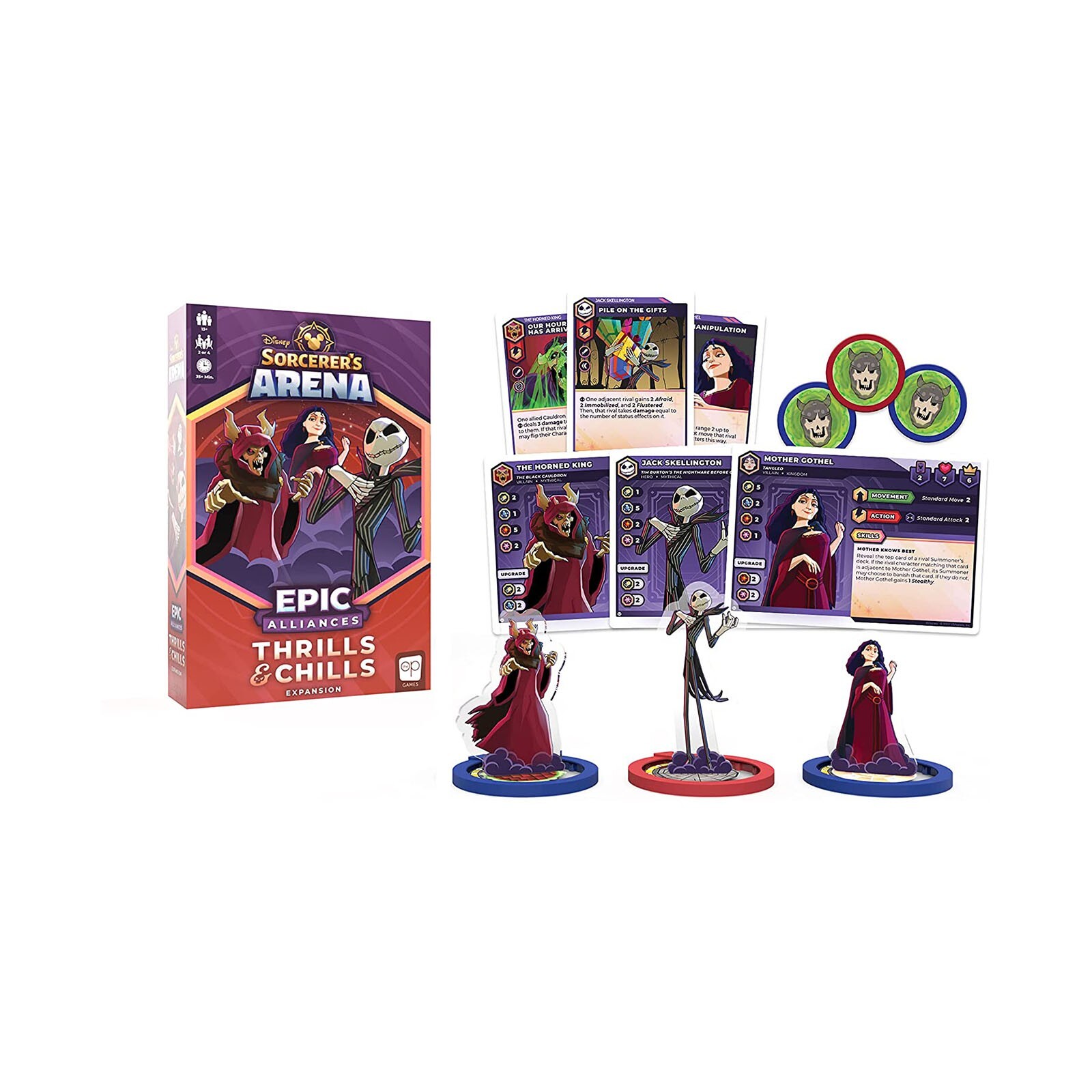 USAopoly Disney Sorcerers Arena Эпические альянсы, вызывающие острые ощущения и озноб, НОВЫЕ В НАЛИЧИИ