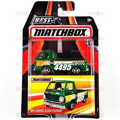 Best of Matchbox - 66 DODGE A100 PICKUP green - 1:64 MBX Mattel RUBBER TIRES