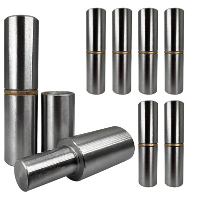 Sidco Supply 8 PCS - 2'' Weldable Barrel Hinges 2 Inch x 5/8 Inch  Heavy Duty