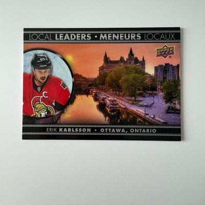 2016 Upper Deck Tim Hortons #LL-4 Erik Karlsson Local Leaders