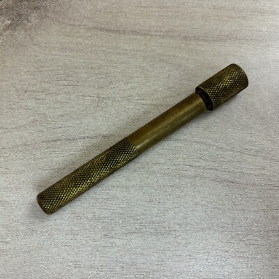 EZE-Lap Diamond ''M'' Knife Honing Rod Sharpener Vintage Brass