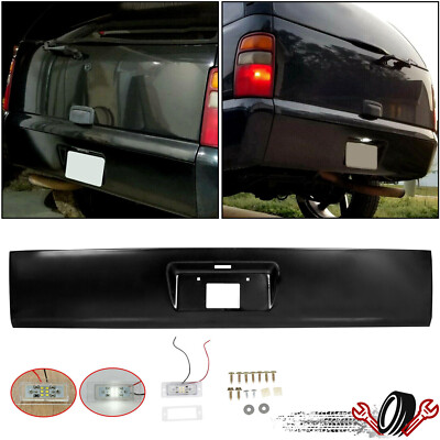 For 00-06 CHEVY TAHOE SUBURBAN GMC Rear Roll pan Rollpan bumper w/Light & Screws