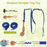 VibeVerve Outdoor Dog Bungee Tug Toy,Interactive Tug of War Toy for Small/Medium/Large Dogs,Tree Tuggerr Toys，Hanging from Tree Toy for Exercise Solo Play (Large)