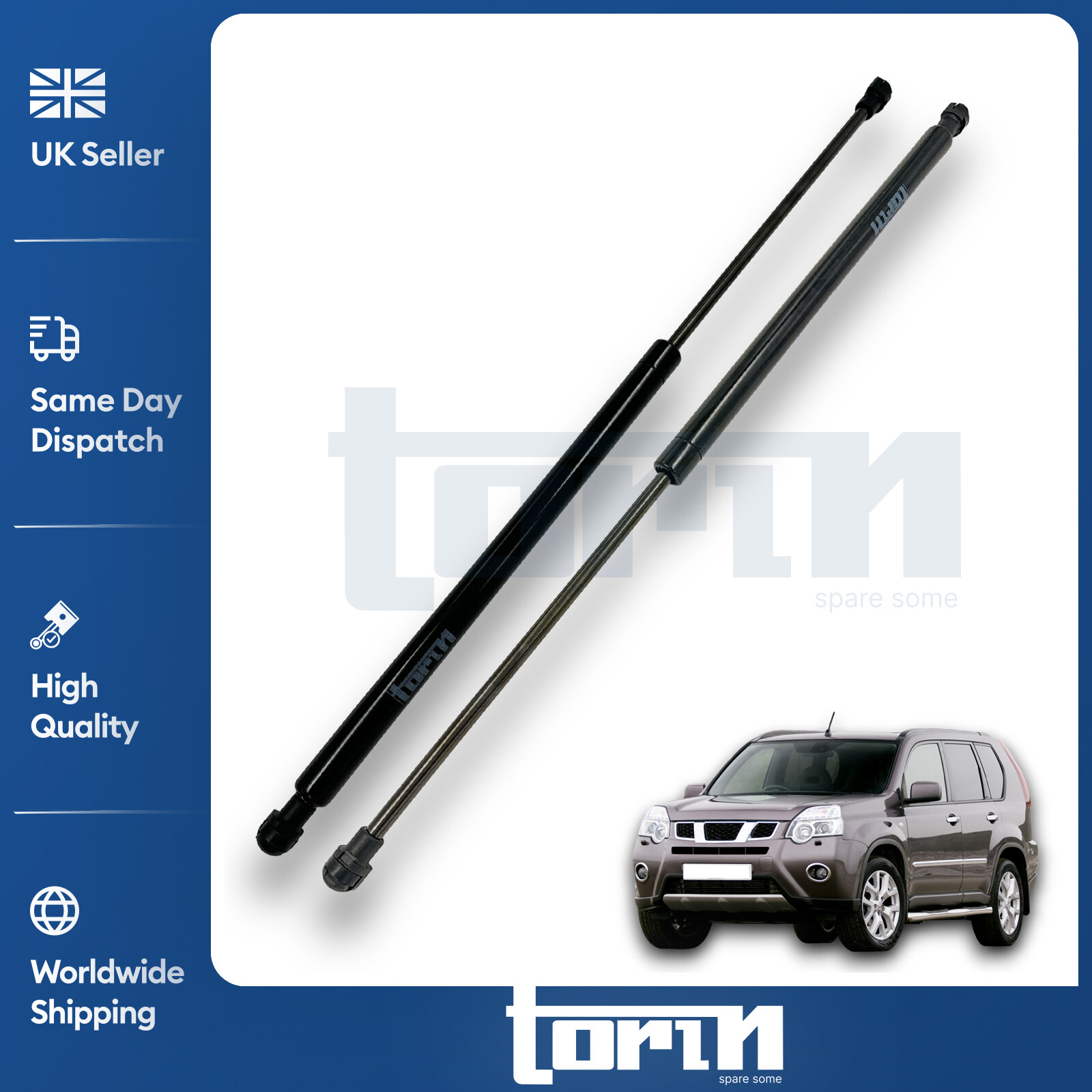 2X Rear Boot Tailgate Gas Struts Fits Nissan X-Trail T31 (2007-2014) 90450JG400