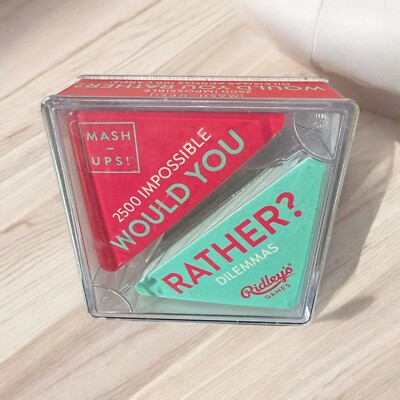NIB-Ridley's Mash-Up Would You Rather Card Game-Great Conversation Starter!