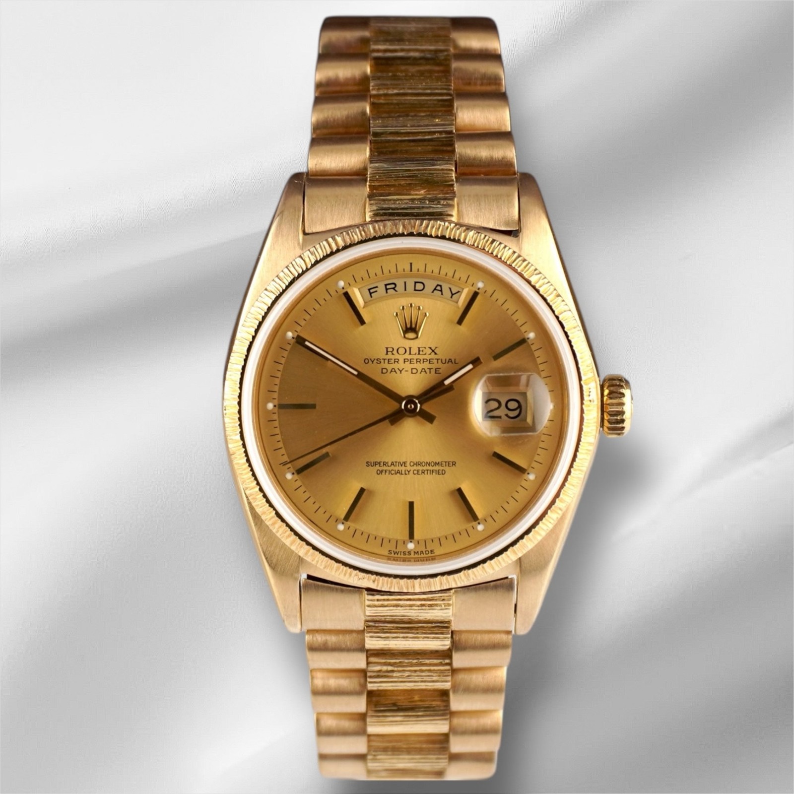 ROLLIE WATCH OUT！ Men's Rolex Day-date Watch Ref.1807 18K Yellow Gold With
