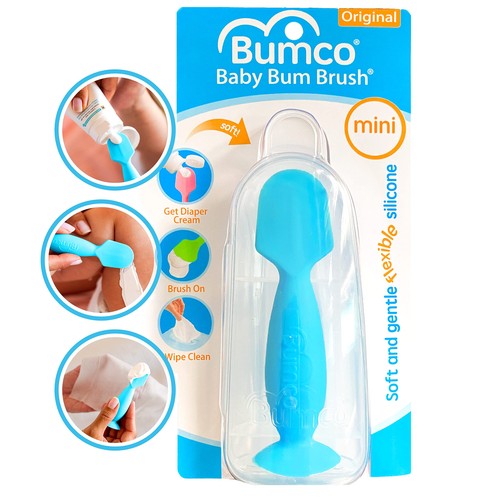 Bumco Mini Baby Diaper Cream Spatula with Case - Size Applicator, Blue