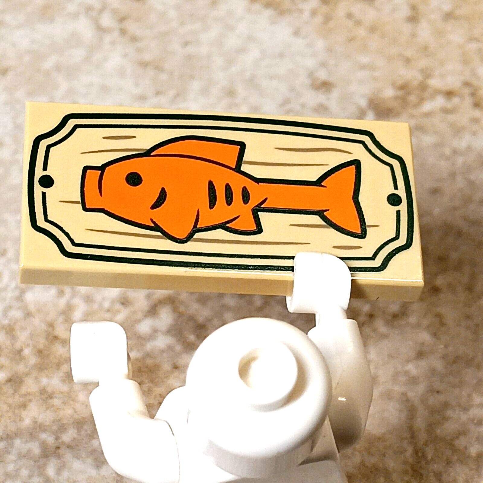 LEGO Wood Plank Fish Board Cedar Pine Platter Outdoor BBQ Perch Salmon Pike
